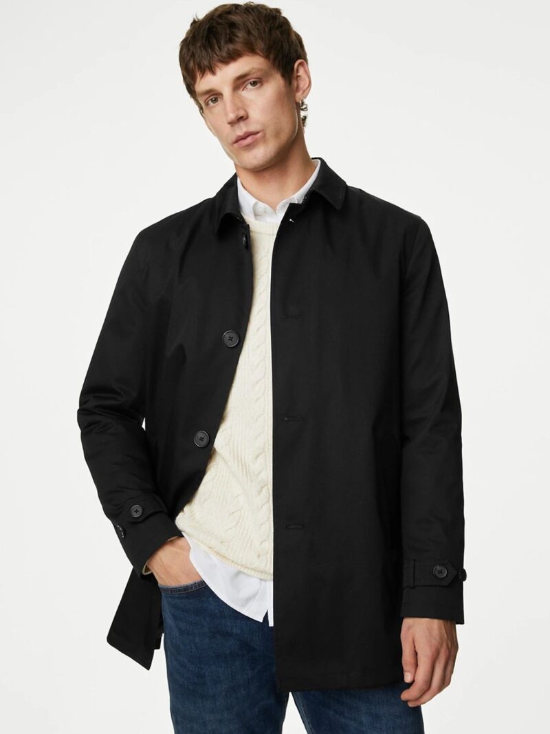 Spread Collar Longline Tailored Jacket