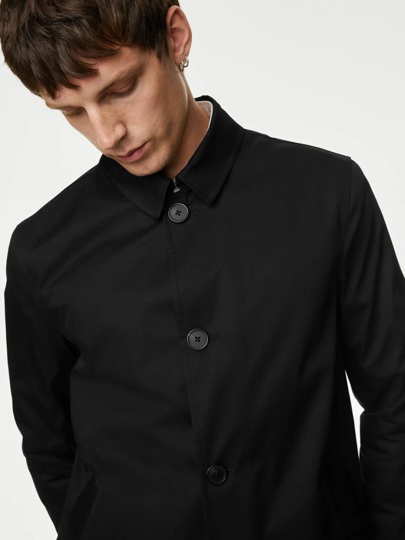 Spread Collar Longline Tailored Jacket - Image 3