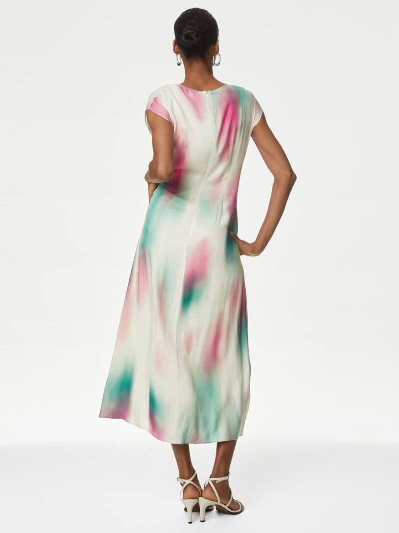 Tie and Dye Sheath Midi Dress - Image 2