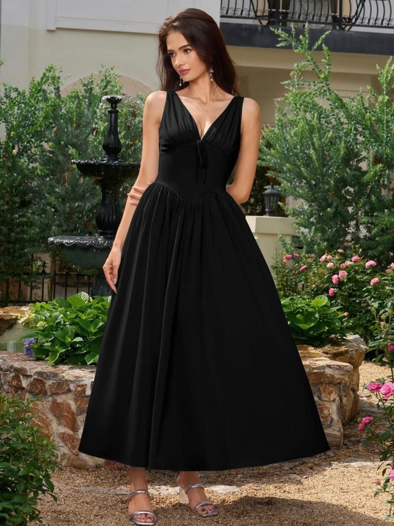 V-Neck Maxi Dress