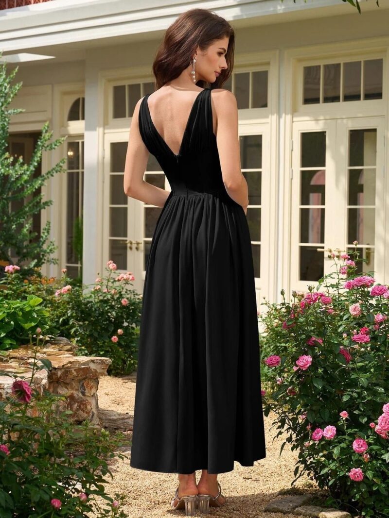 V-Neck Maxi Dress - Image 3