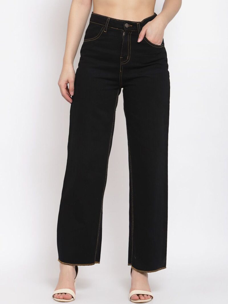 Women Jean Straight Fit High-Rise Stretchable Jeans
