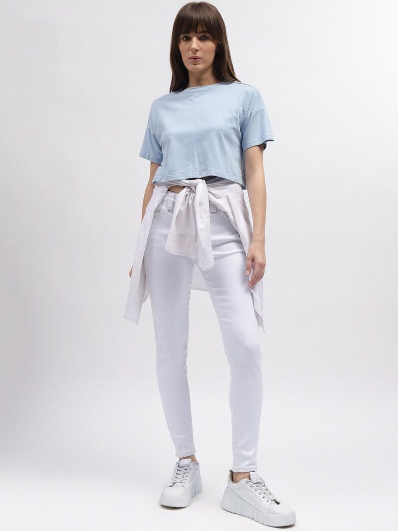 Big T Skinny Flap Solid Super Skinny Mid-Rise Jeans - Image 2