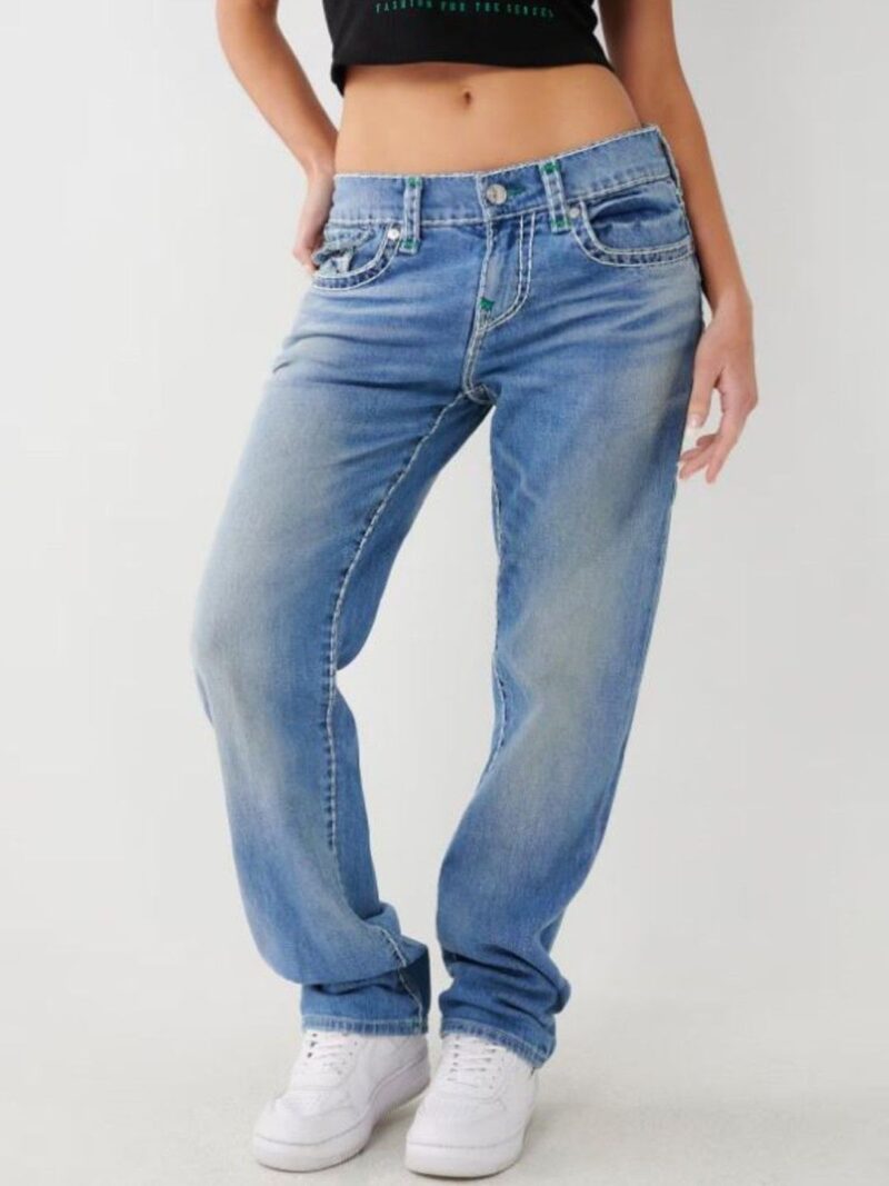 Super T RICKI Straight Fit Mid-Rise Washed Jeans