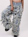 1000 Panel Distressed Jeans