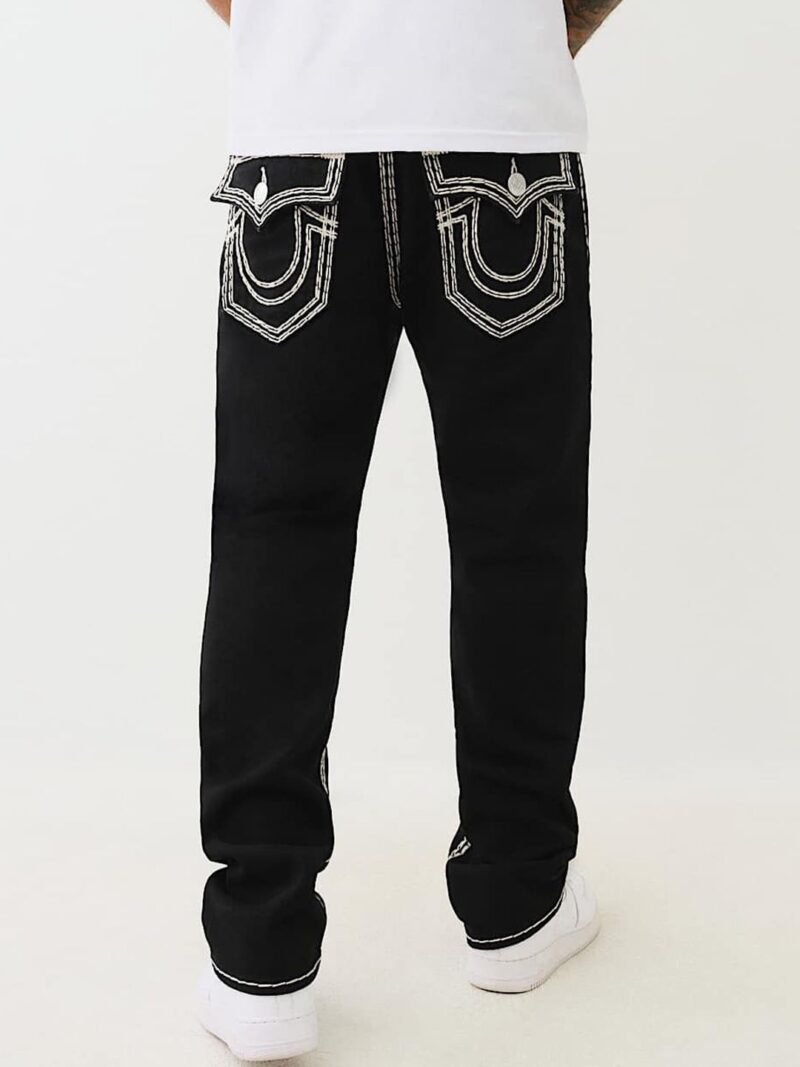 Super QT Ricky Straight Fit Mid Rise Solid Jeans - Image 4