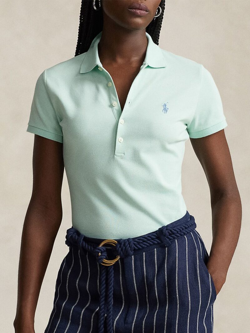 Polo Collar Cotton T-Shirt