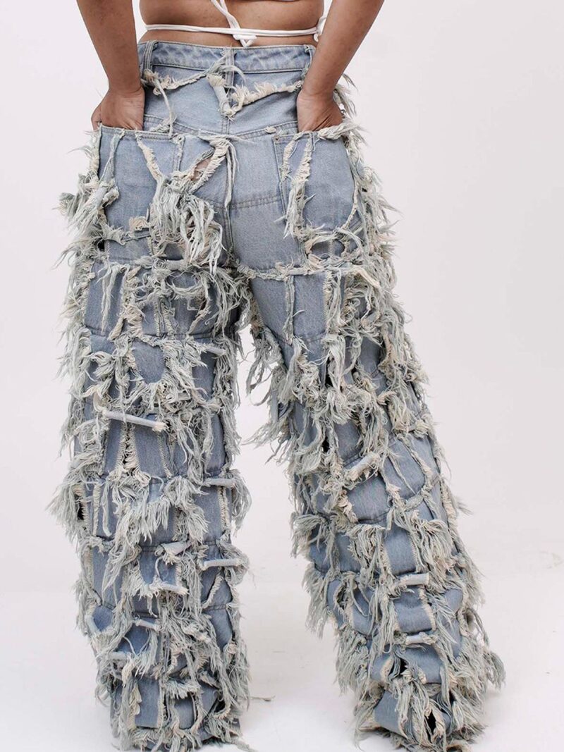 1000 Panel Distressed Jeans - Image 2