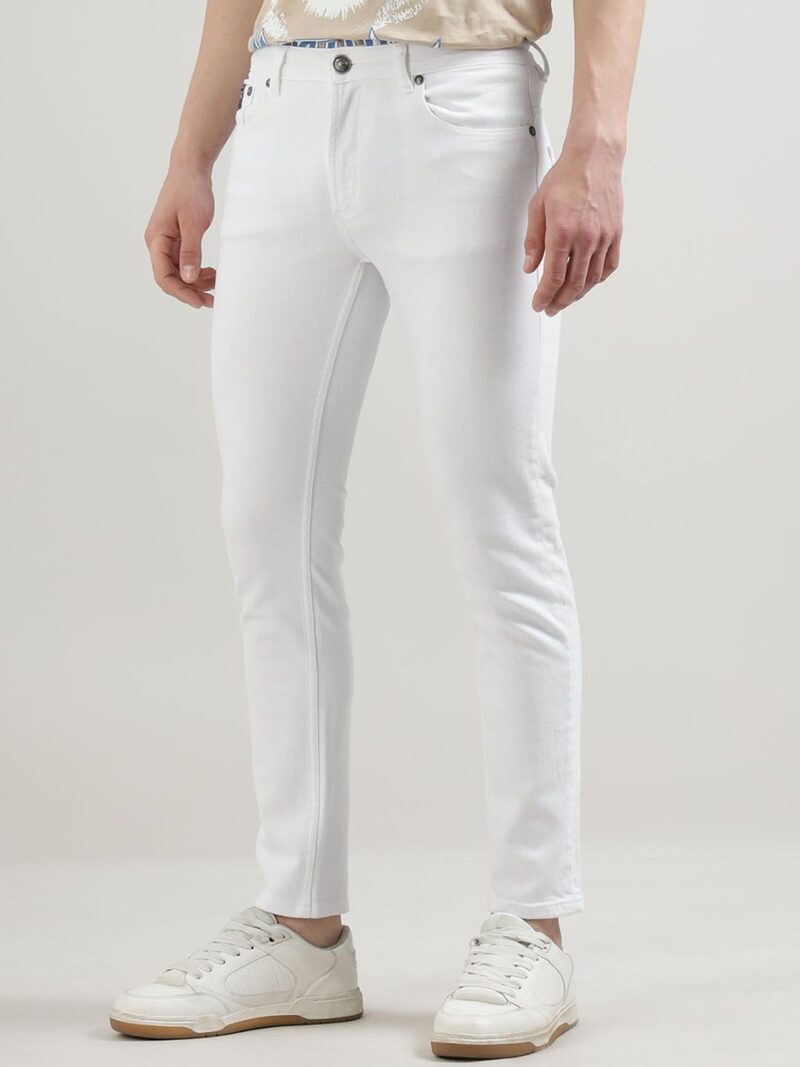 Men Slim Fit Mid-Rise Jeans