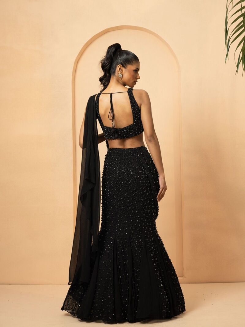 Quench A Thirst Quench A Thirst Embellished Sequinned Ready to Wear Lehenga & Semi-Stitched Blouse With Dupatta - Image 3