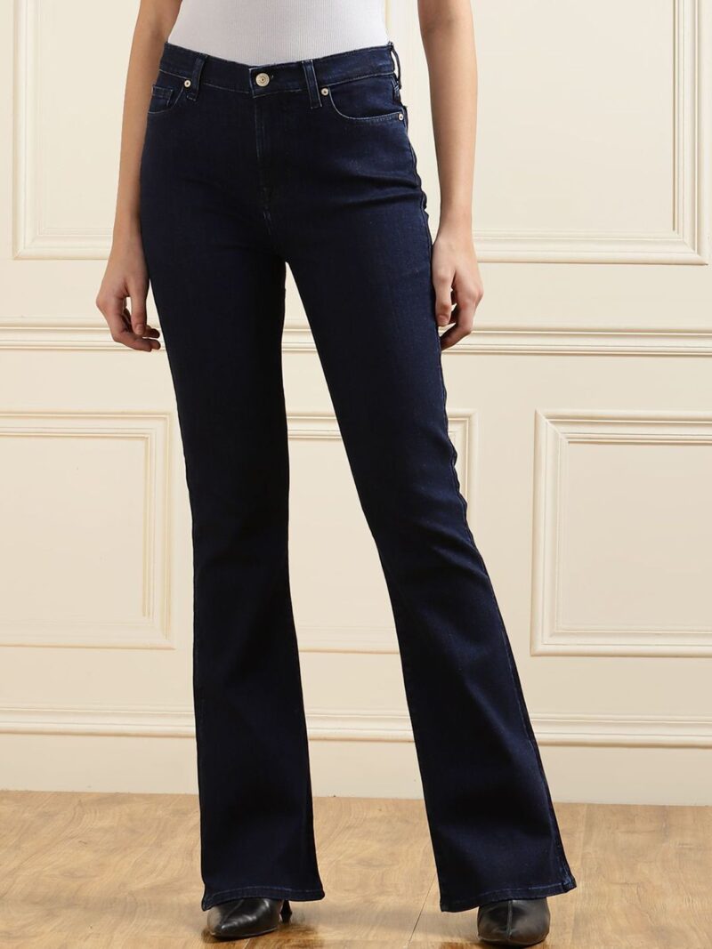 7 For All Mankind Women Slim Fit Mid-Rise Jeans