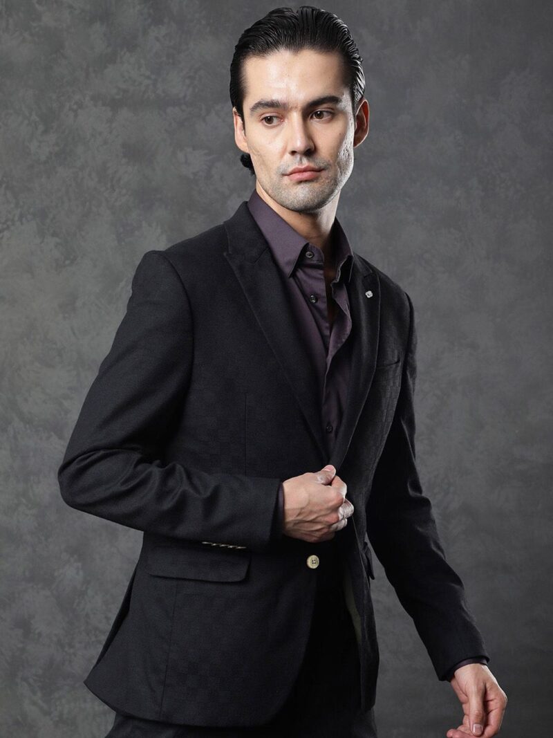 Slim-Fit Single-Breasted Casual Blazer - Image 2