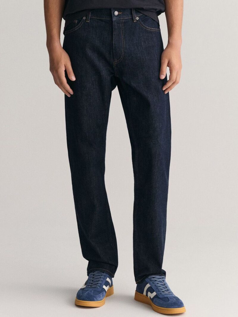 GANT GAN Men Washed Regular Fit Mid-Rise Jeans