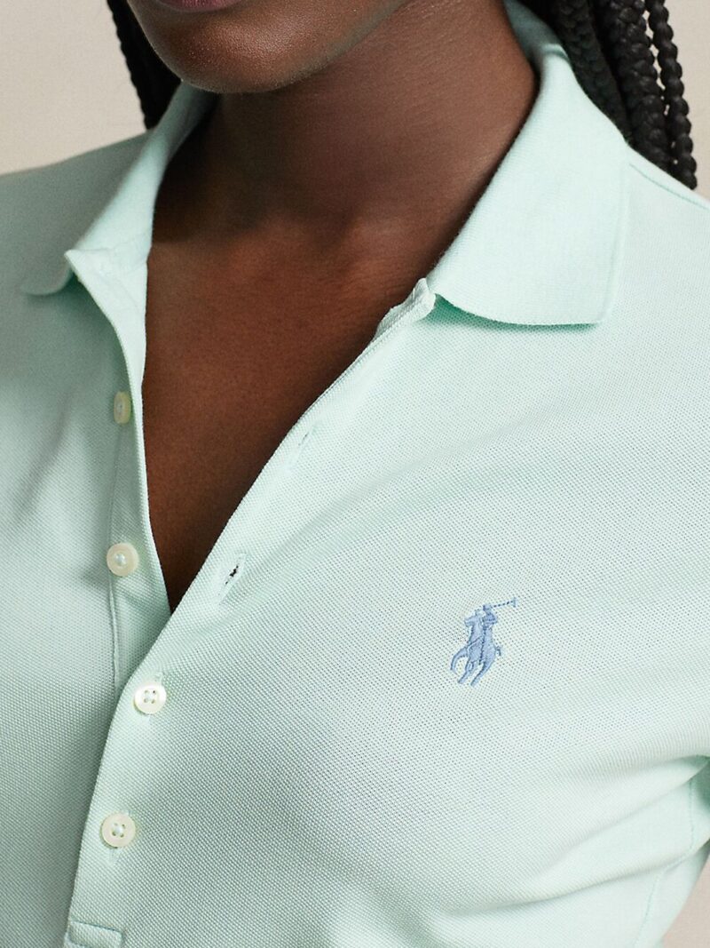 Polo Collar Cotton T-Shirt - Image 3