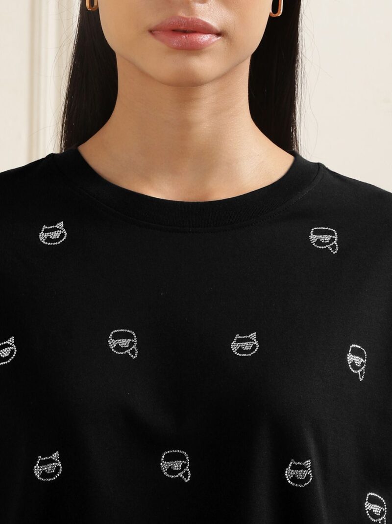Women Cotton Printed T-shirt - Image 2
