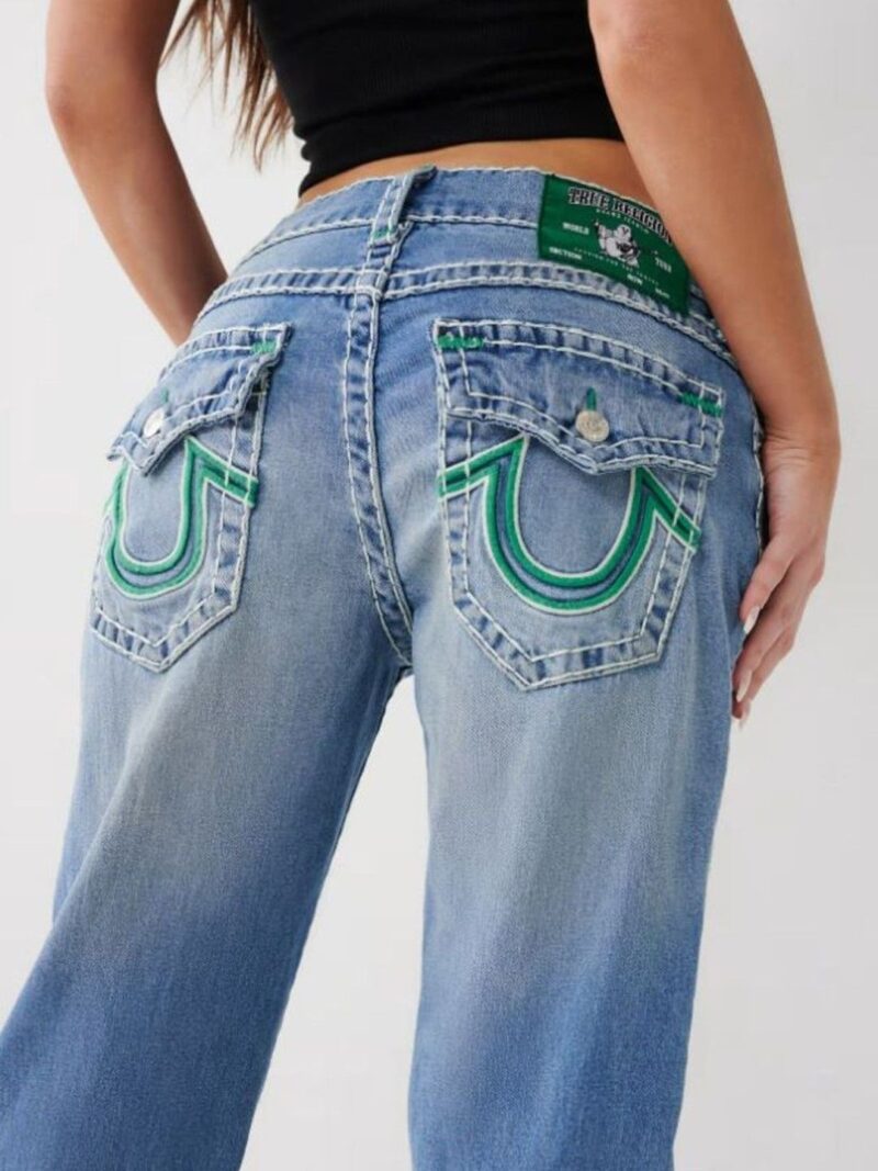 Super T RICKI Straight Fit Mid-Rise Washed Jeans - Image 3