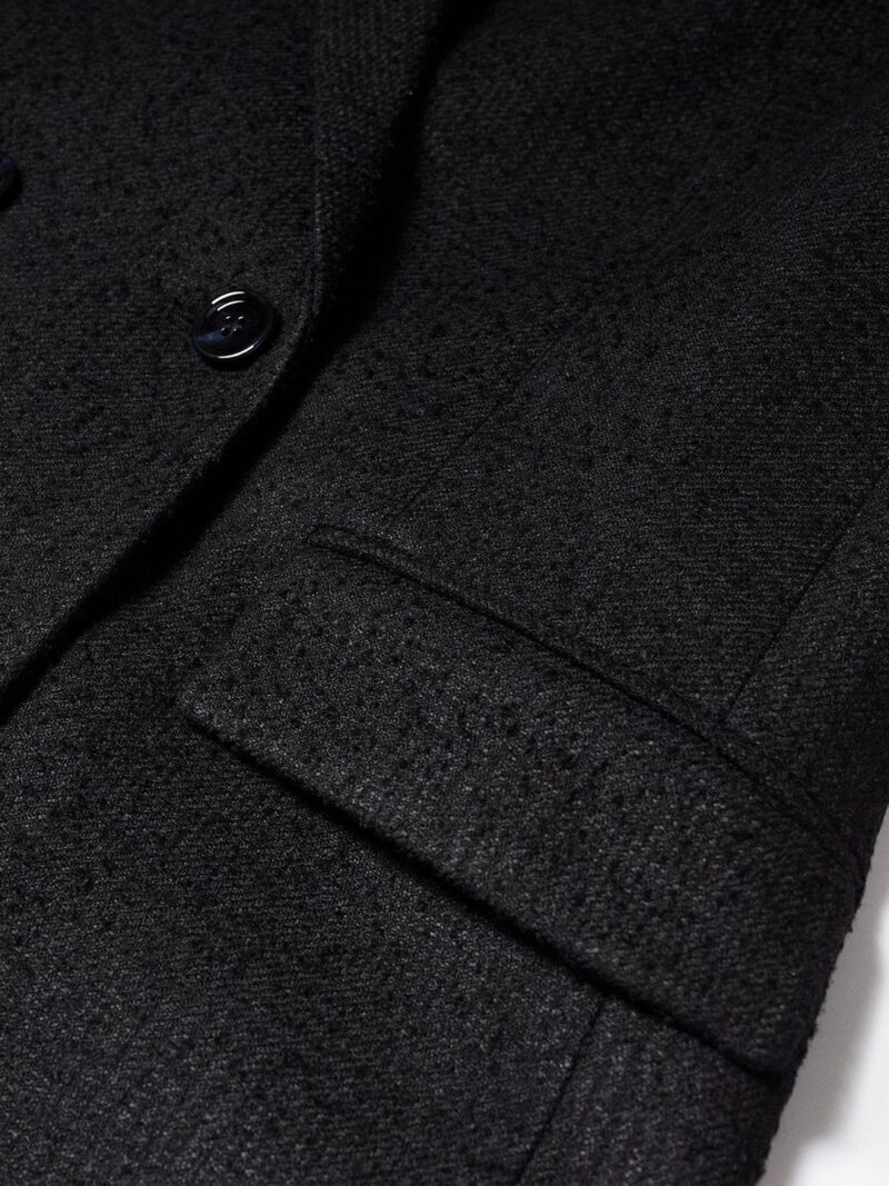 MANGO Patterned Longline Blazer - Image 2