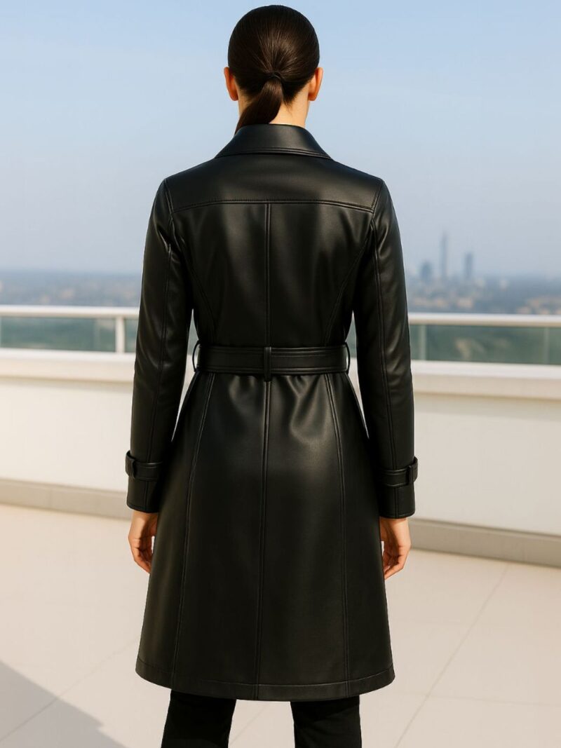 Devoted Women Leather Leather Jacket - Image 2