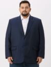 Santonio Men Plus Size Single-Breasted Casual Blazer